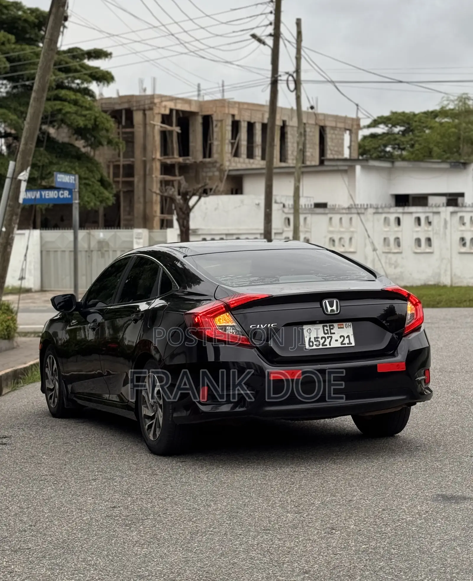Honda Civic EX 4dr Sedan (2.0L 4cyl) 2017 Black