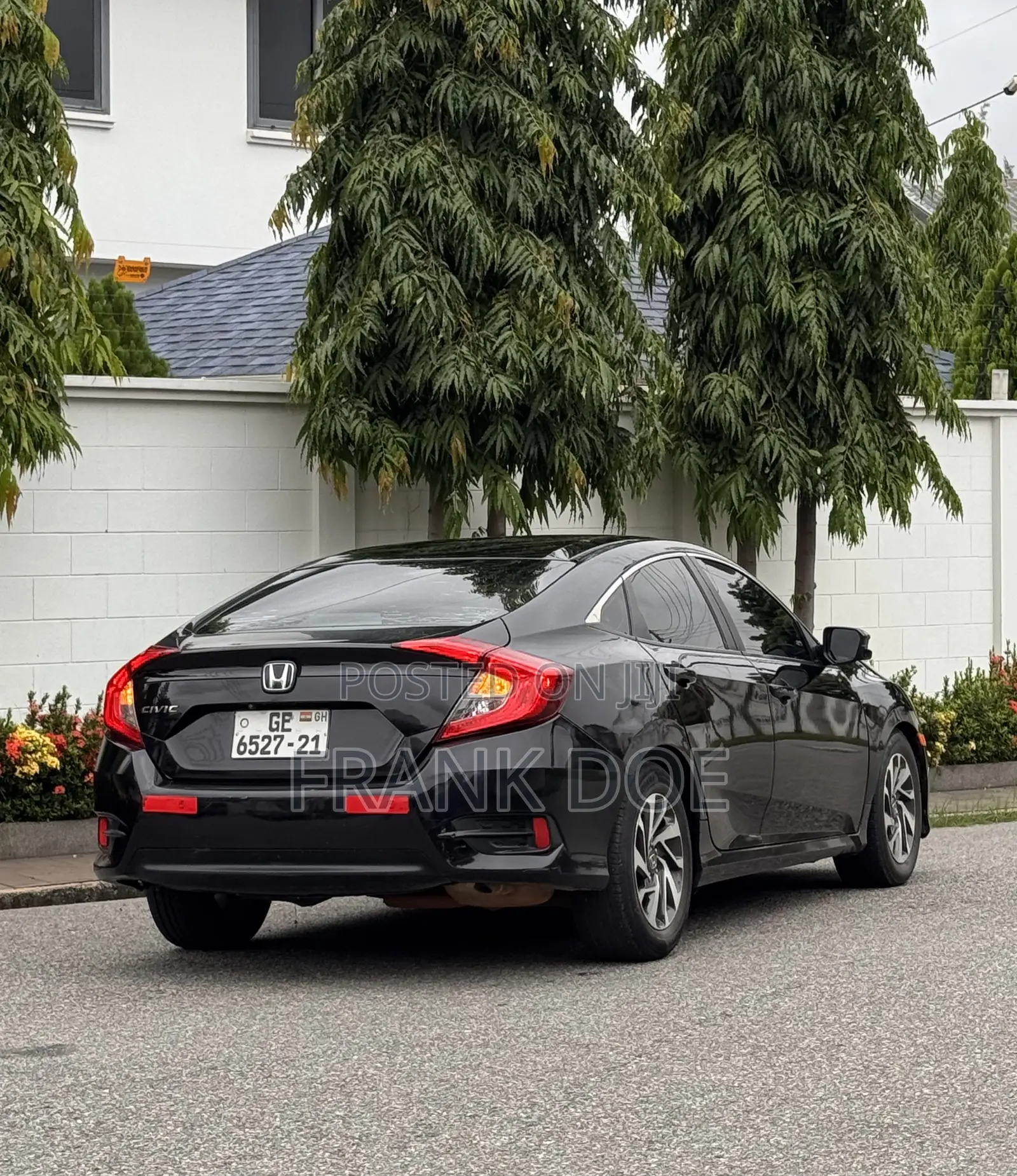 Honda Civic EX 4dr Sedan (2.0L 4cyl) 2017 Black