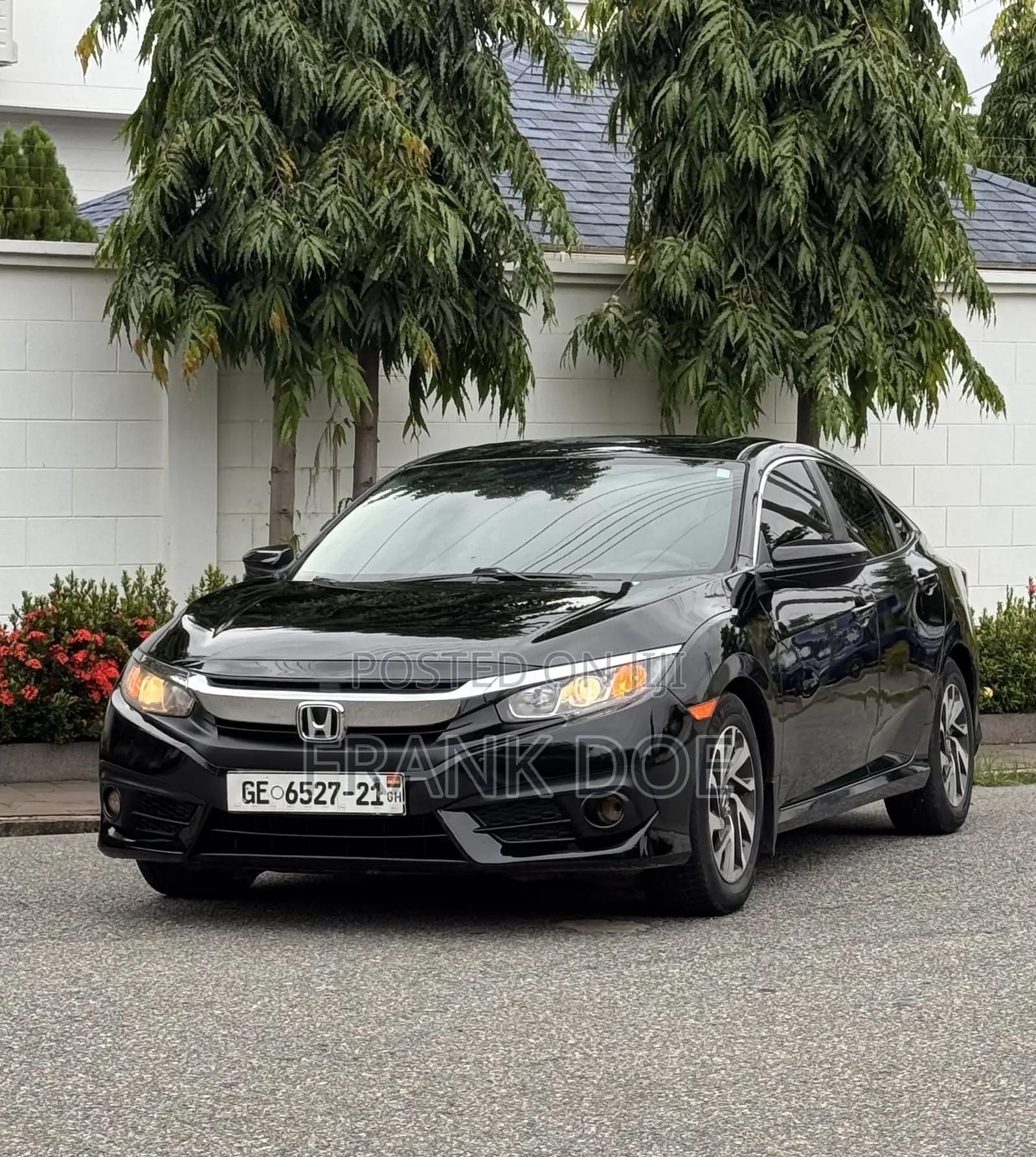 Honda Civic EX 4dr Sedan (2.0L 4cyl) 2017 Black