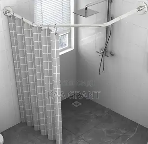 Strong Adjustable Reclining Shower Curtains Rods