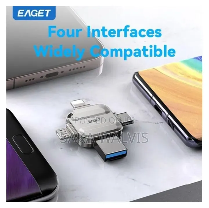 128gb Eaget 4in1 Pendrive for iPhones Android