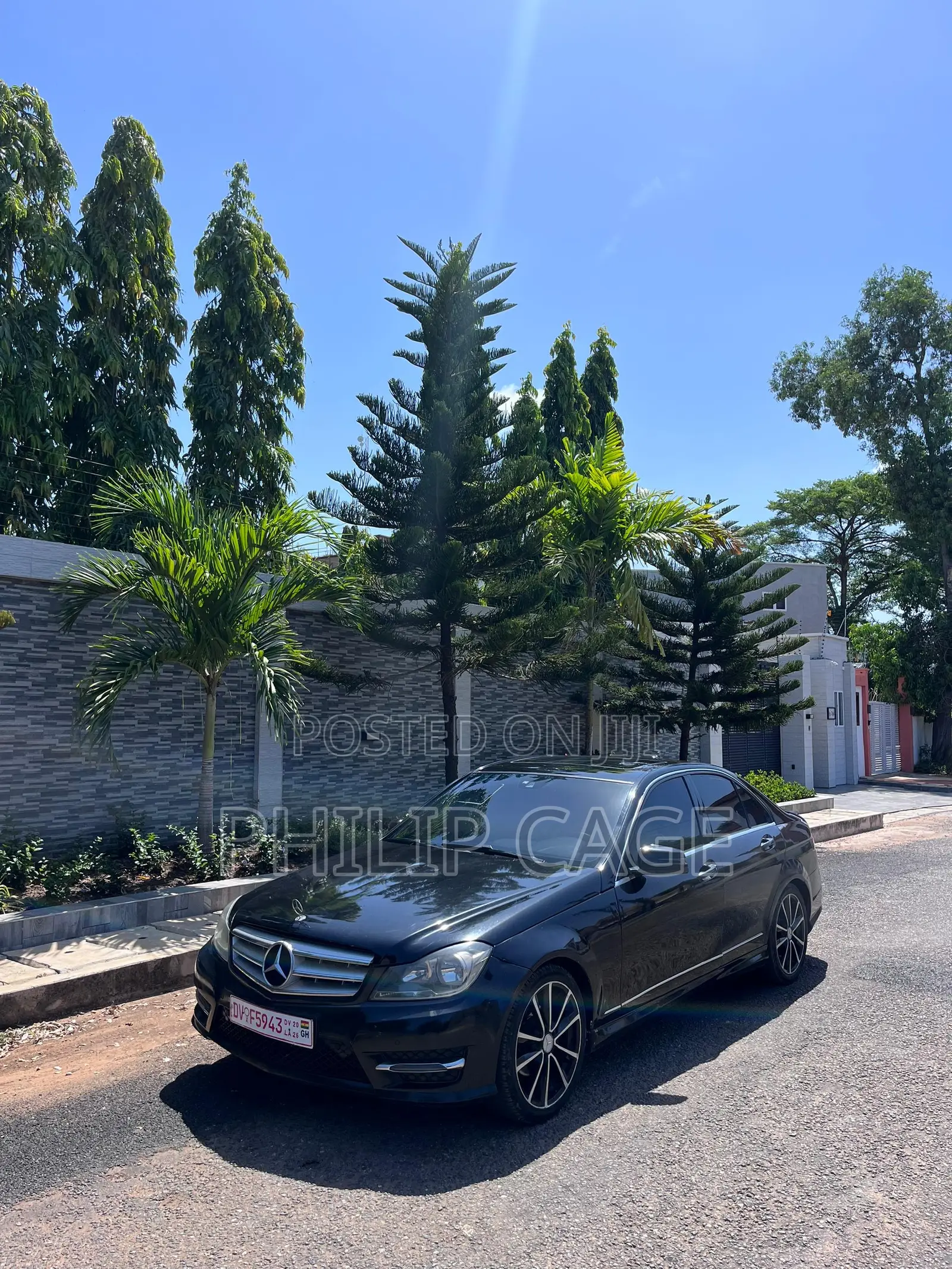 Mercedes-Benz C250 2014 Black