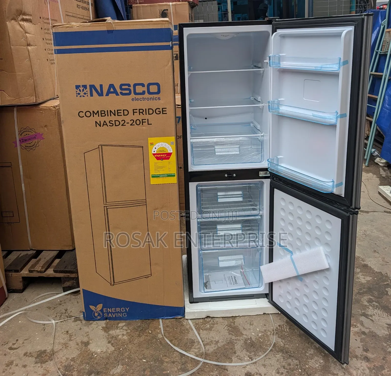 Nasco Combine Fridge Nasd2-20fl *158l*