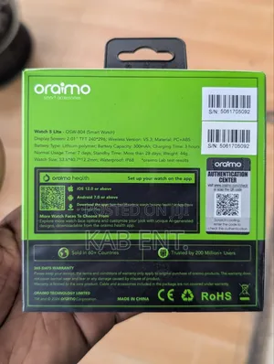 Oraimo Watch 5 Lite (Osw-804).