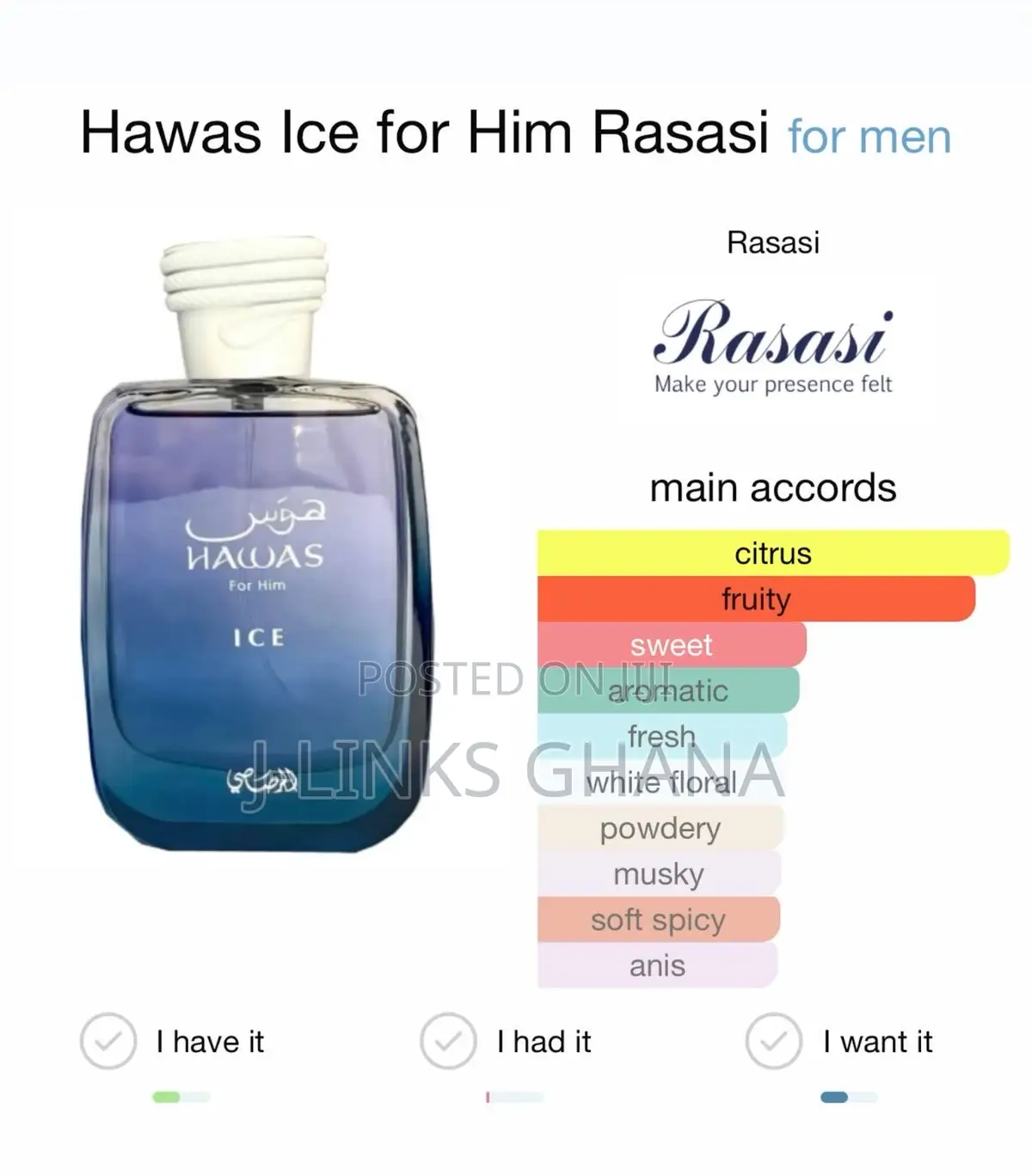 Rasasi Hawas Ice