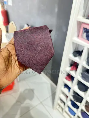 Men’S Premium Burgundy Formal Tie | Luxury Business Wedding Necktie