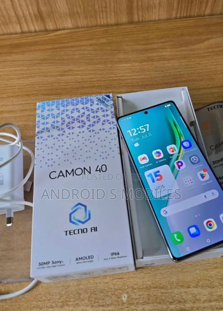 New Tecno Camon 40 Pro 5G 256 GB Gray