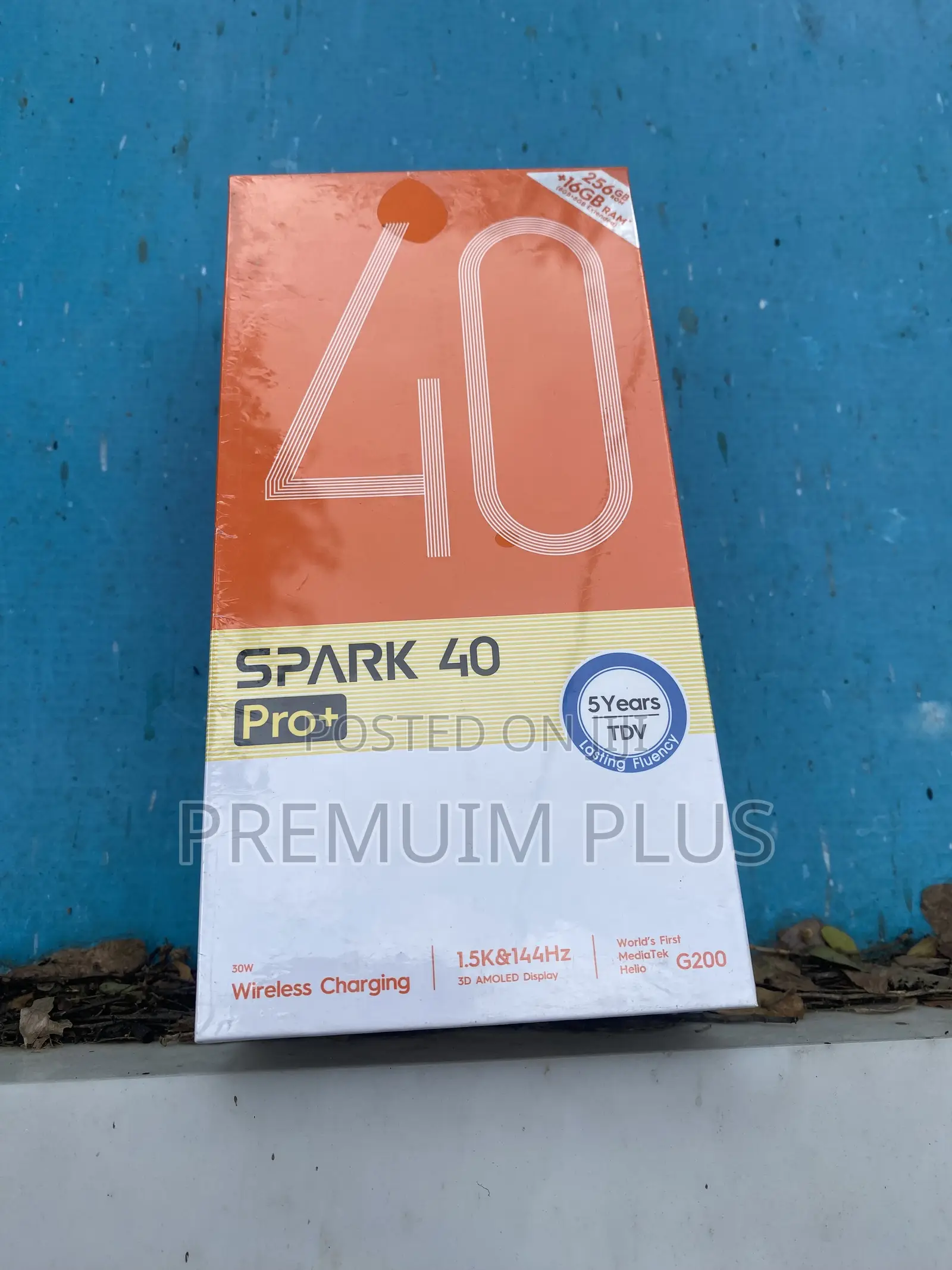 New Tecno Spark 40 Pro+ 256 GB Black