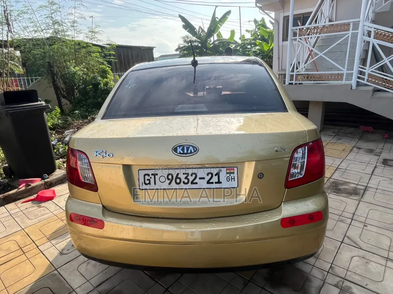 Kia Rio 2009 Gold