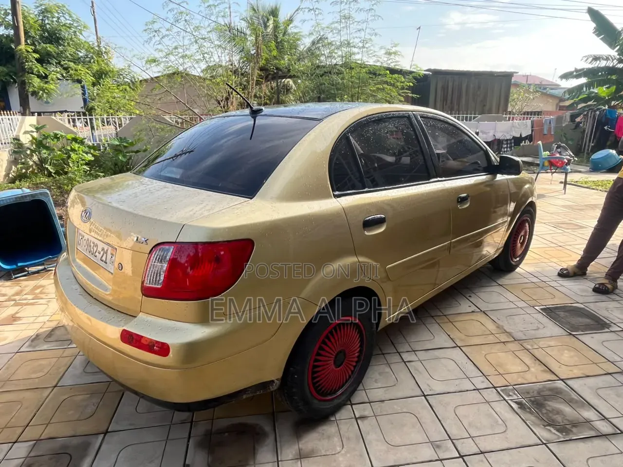 Kia Rio 2009 Gold
