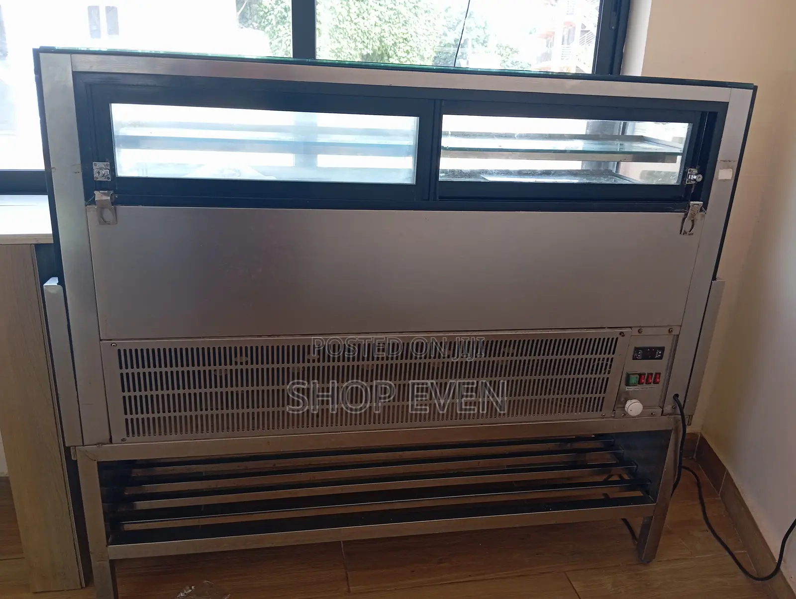 Slightly Used Large Commercial Glass Heated Display Case