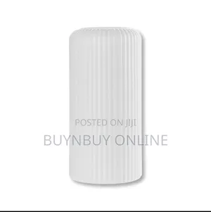 Plastic Flower Vase With Ceramic Texture Effect
