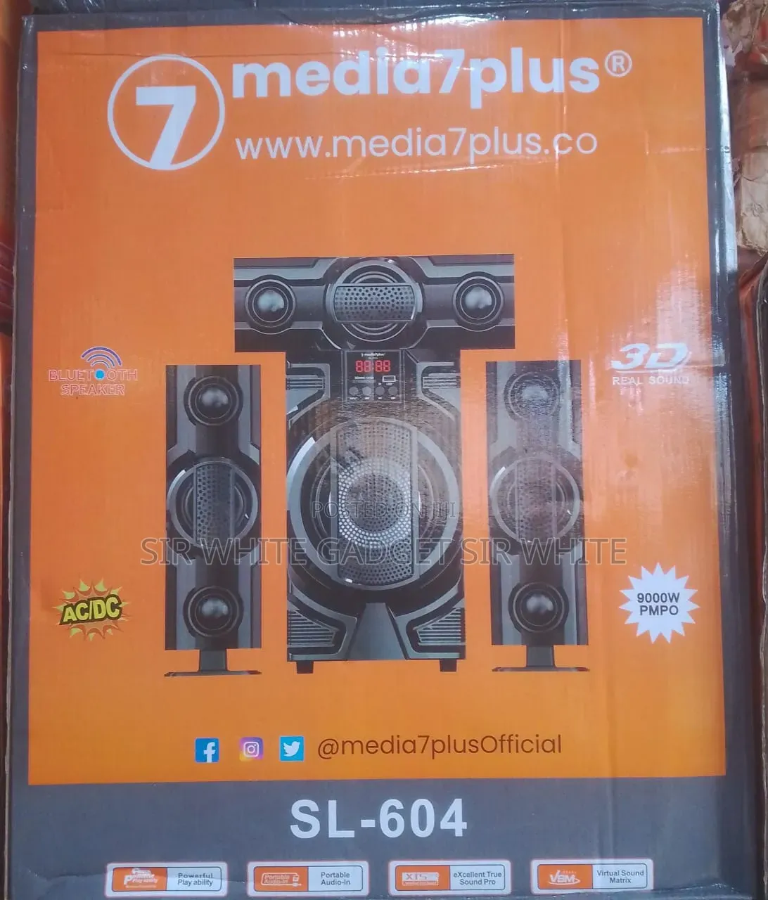 Media 7plus Sl-604 Is a Powerful 2.1-Channel Bluetooth Home Theater