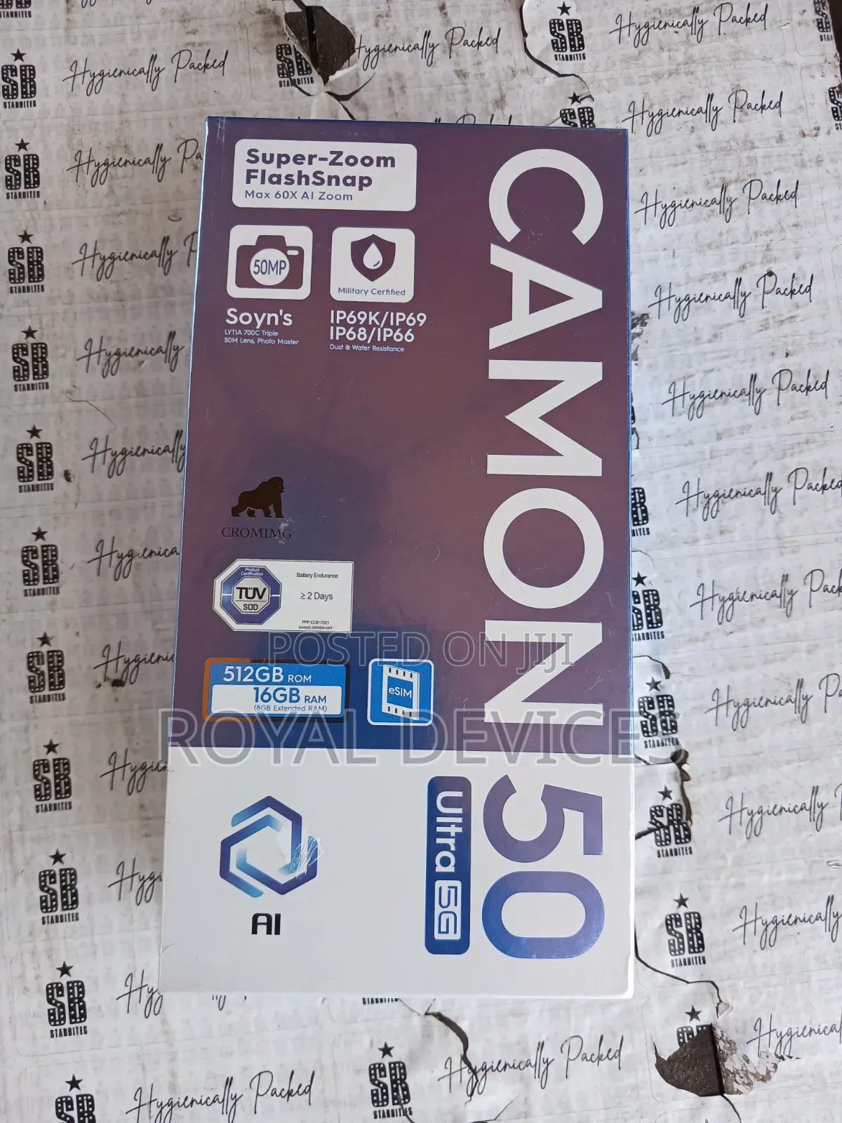 New Tecno Camon 50 Ultra 512 GB