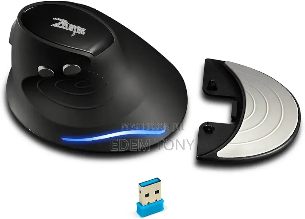 Zelotes Wireless Vertical Ergonomic
Optical 6-Key Gaming 
Mouse