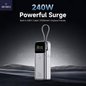 Wiwu Pm201 27000mah Power Mega 240w Fast Charge Power Bank