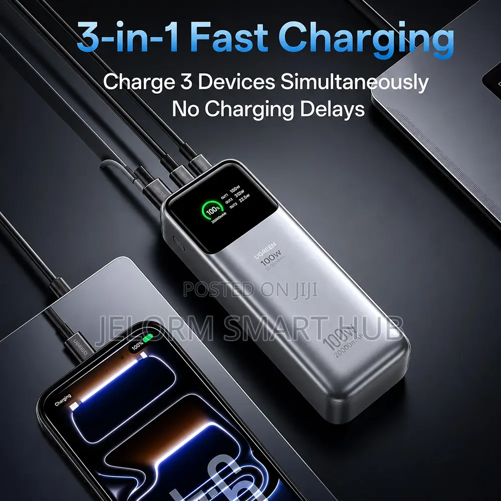 Wiwu Pm201 27000mah Power Mega 240w Fast Charge Power Bank