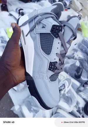 Air Jordan 4 Retro "Cool Grey" Sneakers – Sizes 38–45 | Gh₵270 /320
