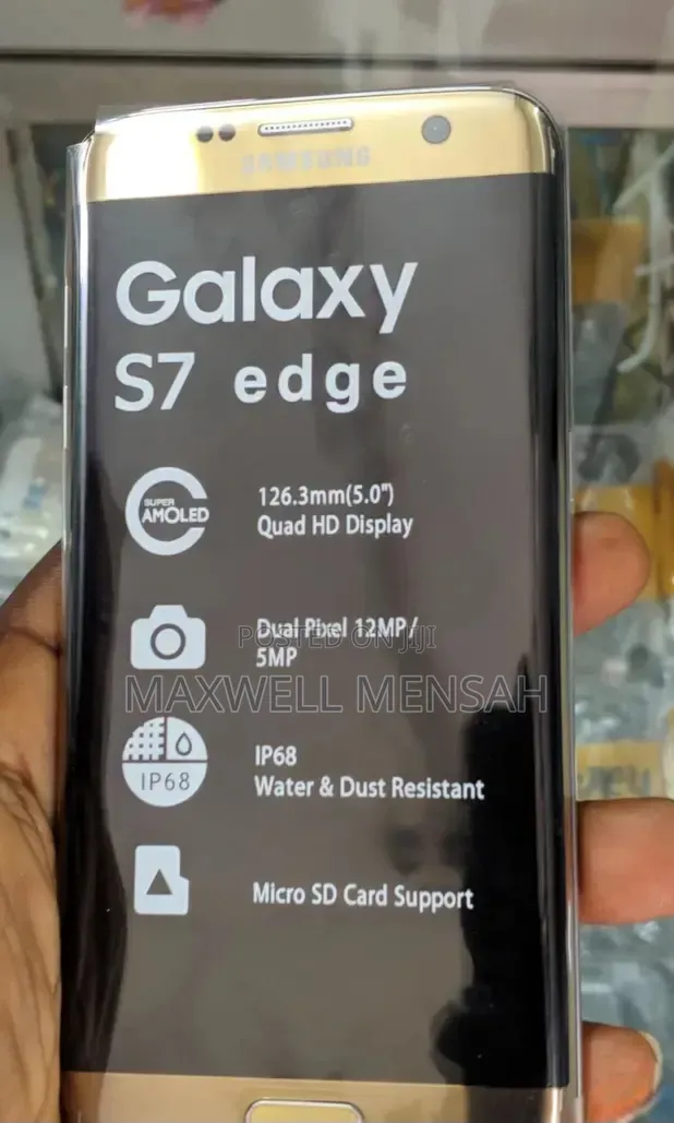 New Samsung Galaxy S7 edge 32 GB Black