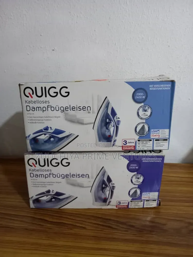 Quigg Cordless Steam Iron From Germany