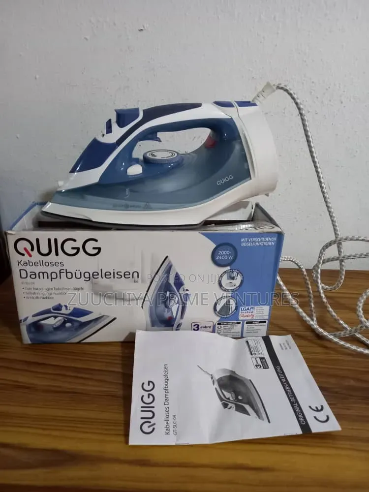 Quigg Cordless Steam Iron From Germany