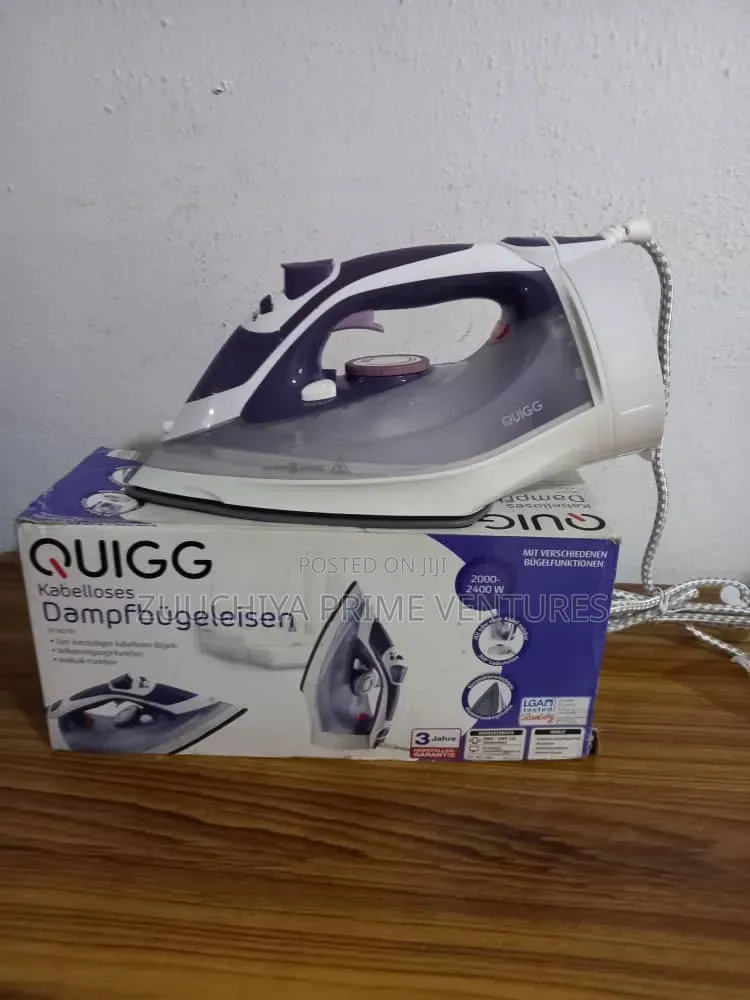 Quigg Cordless Steam Iron From Germany