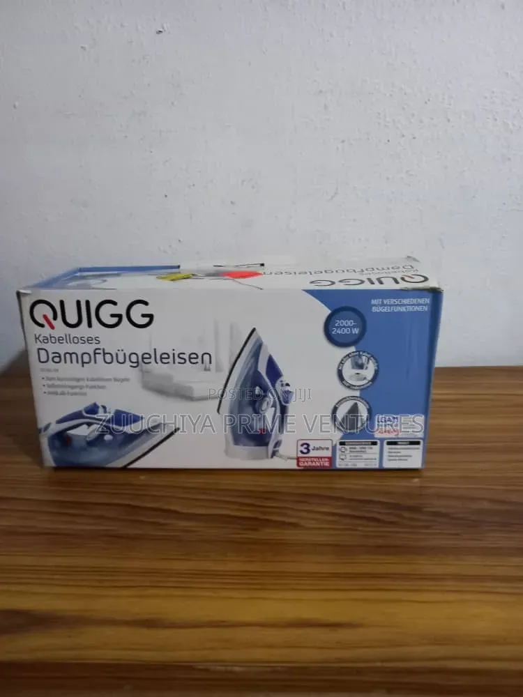 Quigg Cordless Steam Iron From Germany
