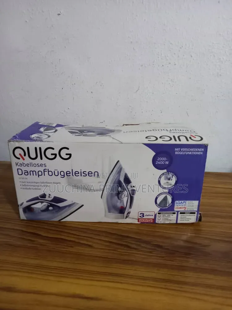 Quigg Cordless Steam Iron From Germany