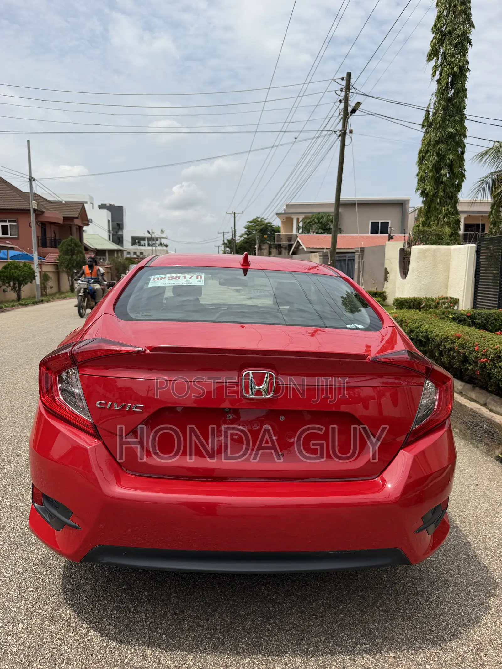 Honda Civic EX-L 4dr Sedan (1.5L 4cyl) 2016 Red
