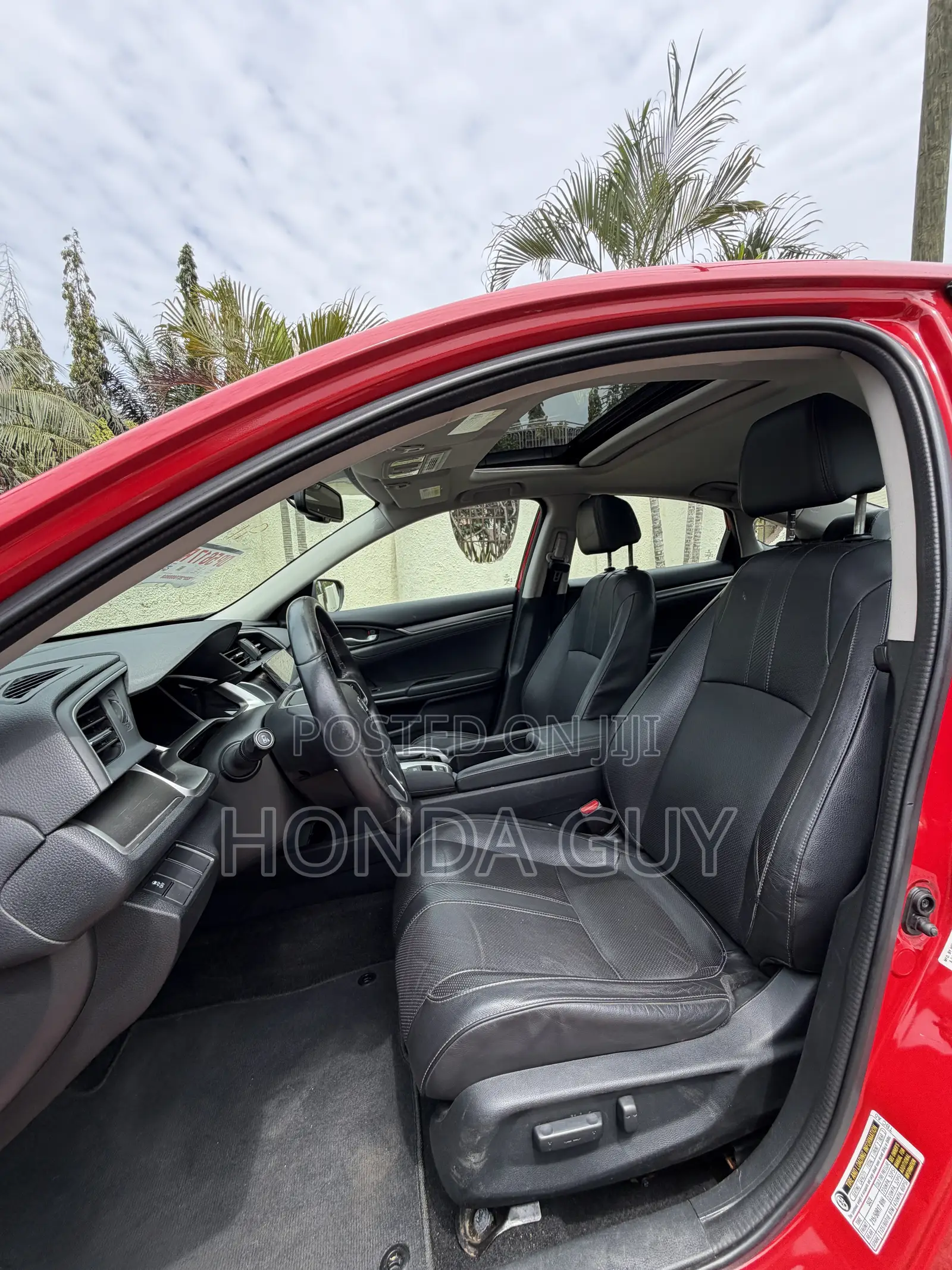Honda Civic EX-L 4dr Sedan (1.5L 4cyl) 2016 Red