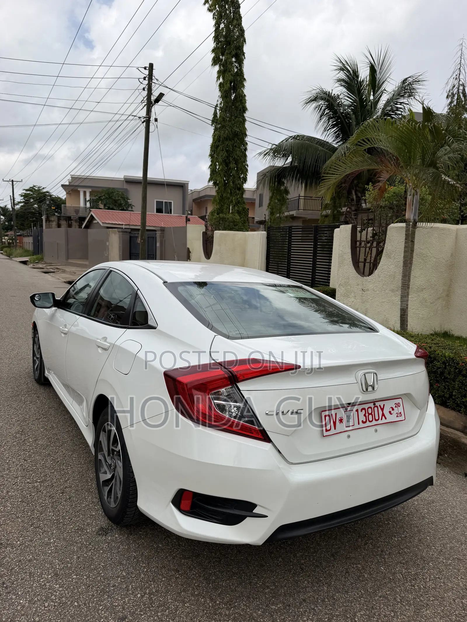 Honda Civic EX 4dr Sedan (1.5L 4cyl) 2016 White