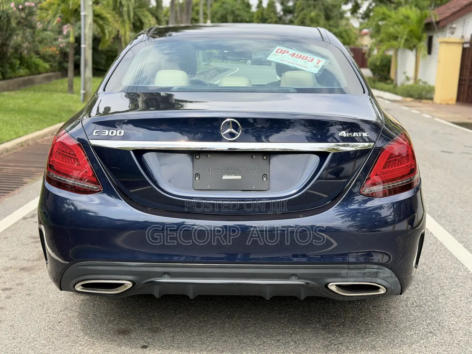 Mercedes-Benz C300 Base C300 AWD 4MATIC Sedan 2019 Blue
