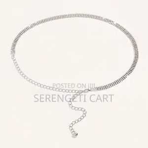 Women's Chain Belt, Rhinestone Inspired, Stylish