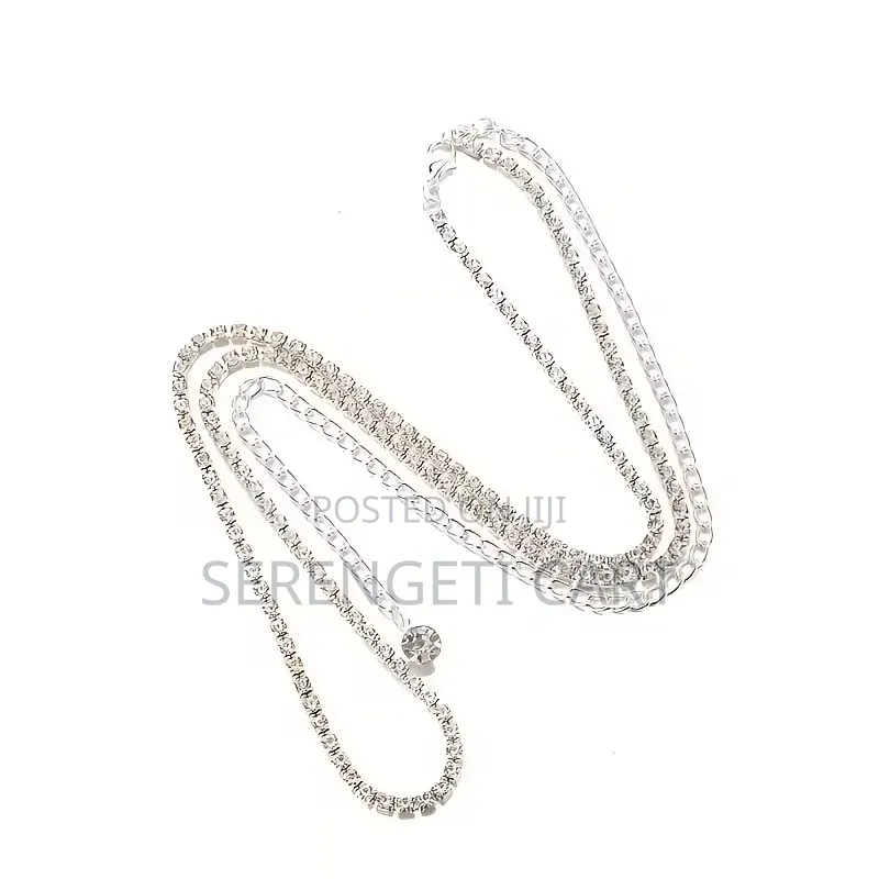 Women's Chain Belt, Rhinestone Inspired, Stylish
