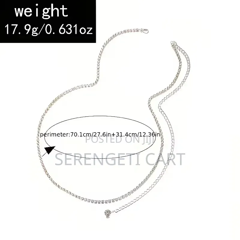 Women's Chain Belt, Rhinestone Inspired, Stylish