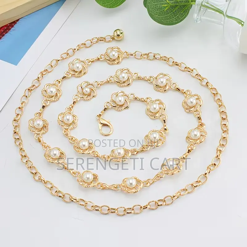 Women's Chain Belt, Rhinestone Inspired, Stylish