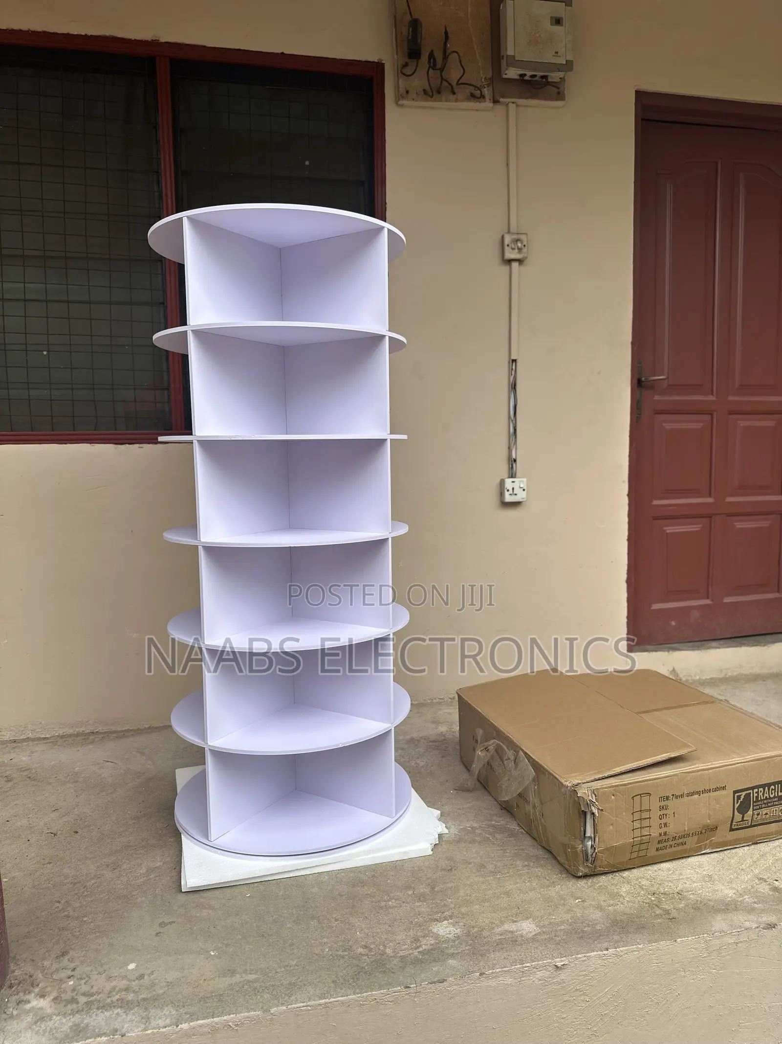 7 and 6 Layers Rotating Shoe Rack