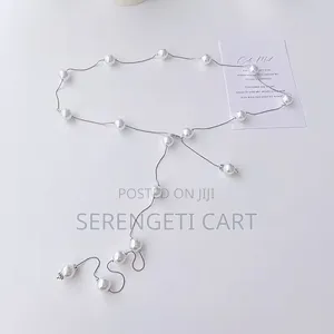 Women's Pearl Belt, Silver Gold