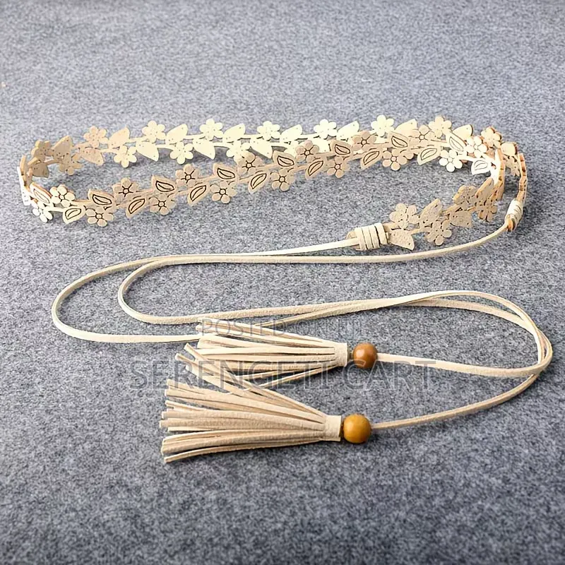 Women's Pearl Belt, Silver Gold