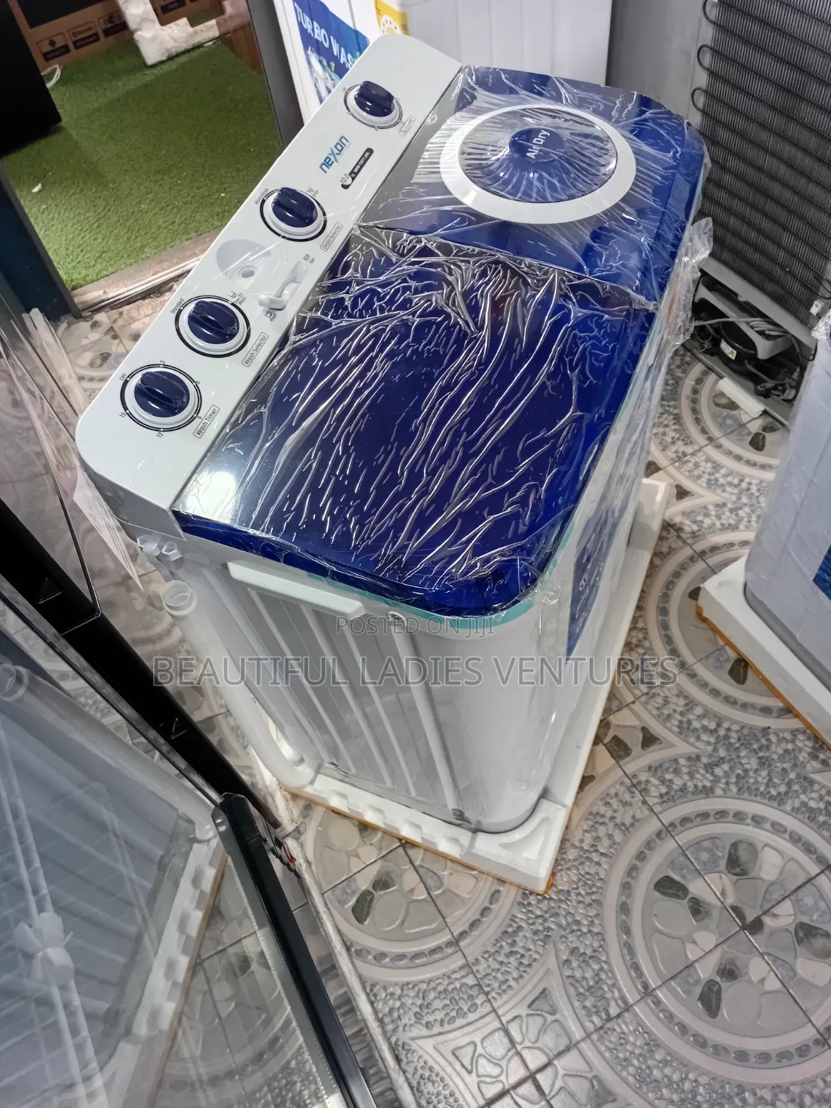 Nexon 10kg Washer With Stylish Blue Design