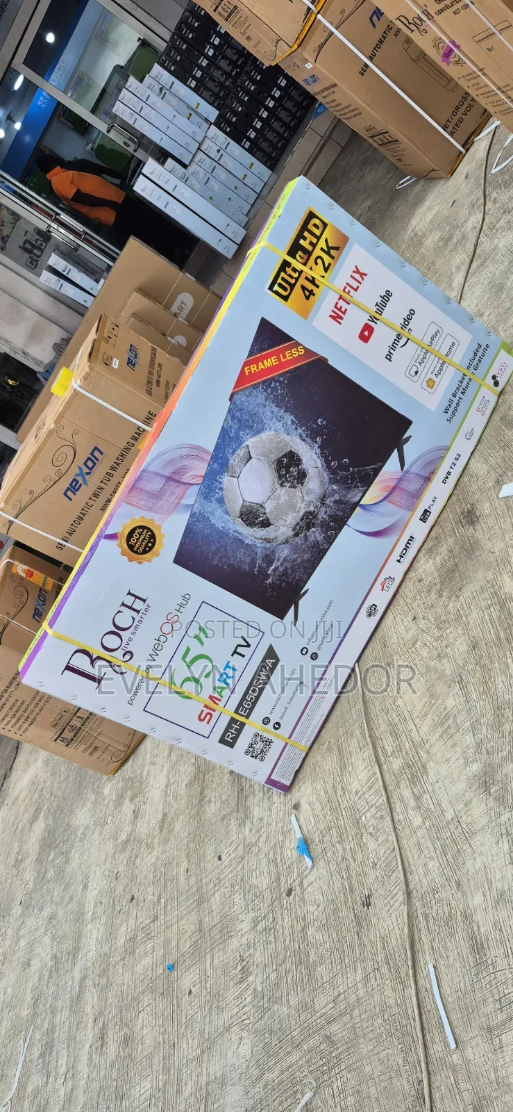 Clean View of Roch 65 Inches Smart Android Tv Uhd Webos for Sal
