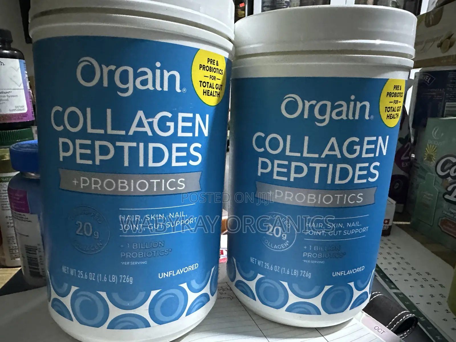 Orgain Collagen Peptides +Probiotics. 726g