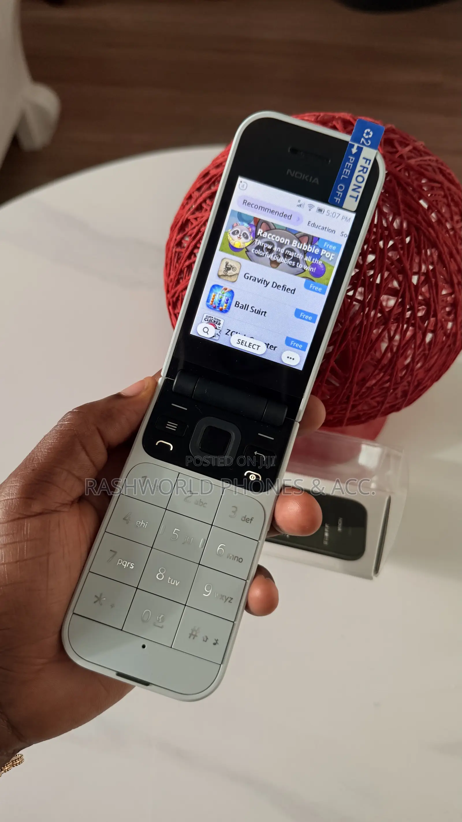 New Nokia 2720 Flip 512 GB Gray
