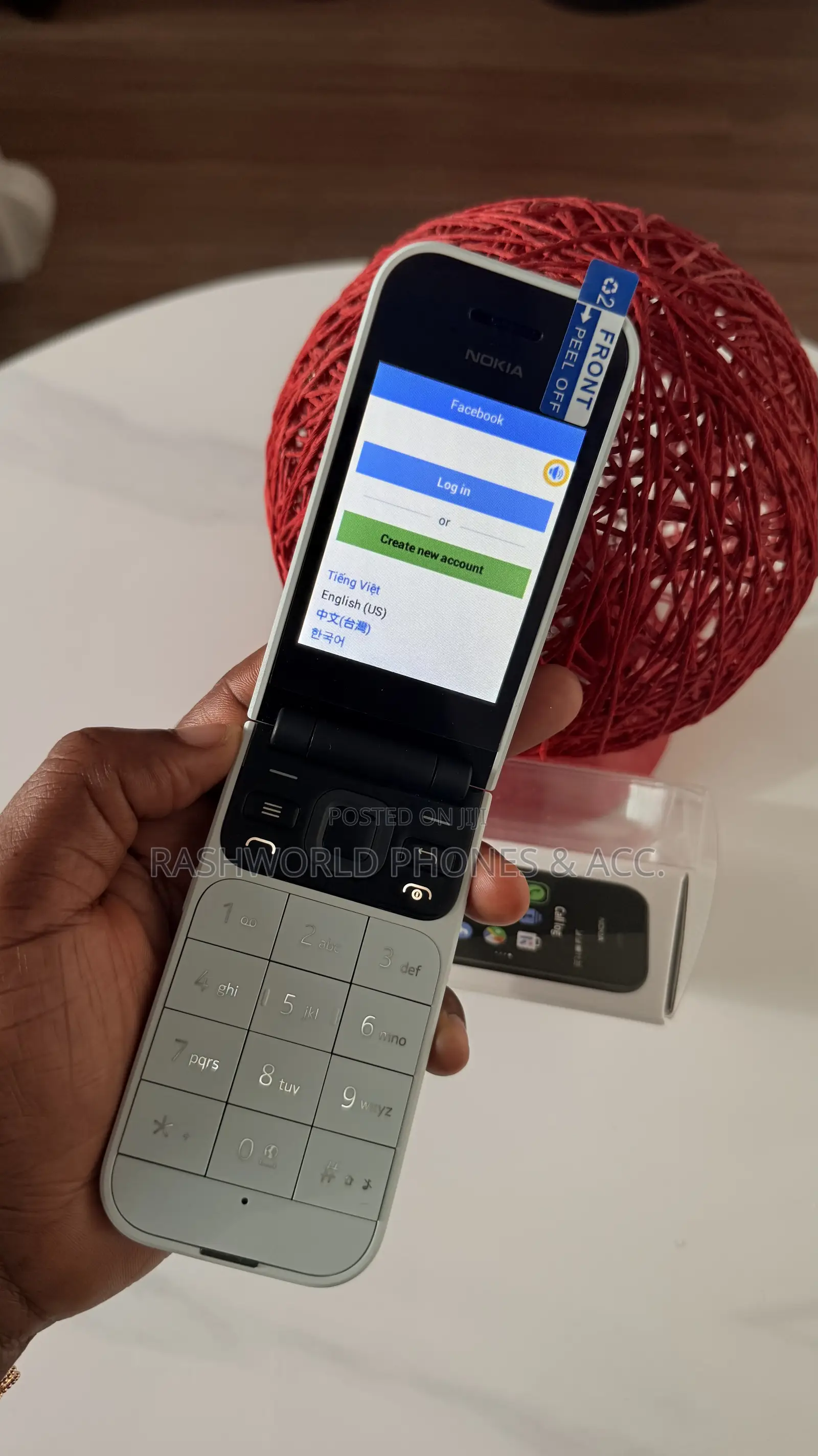 New Nokia 2720 Flip 512 GB Gray