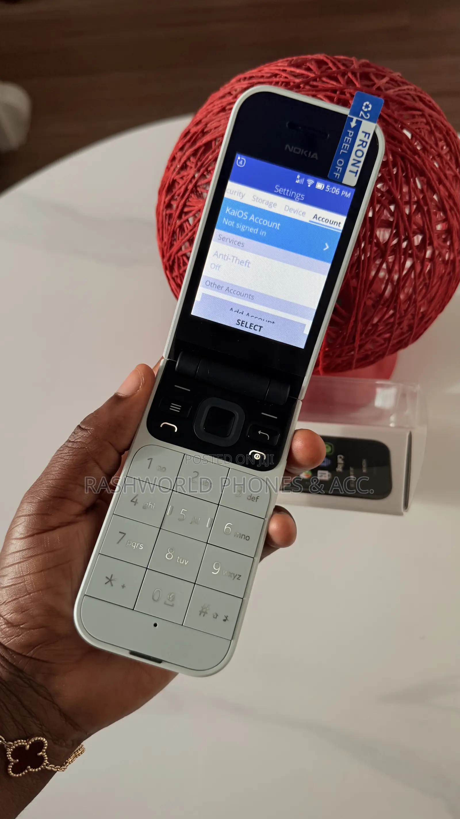 New Nokia 2720 Flip 512 GB Gray