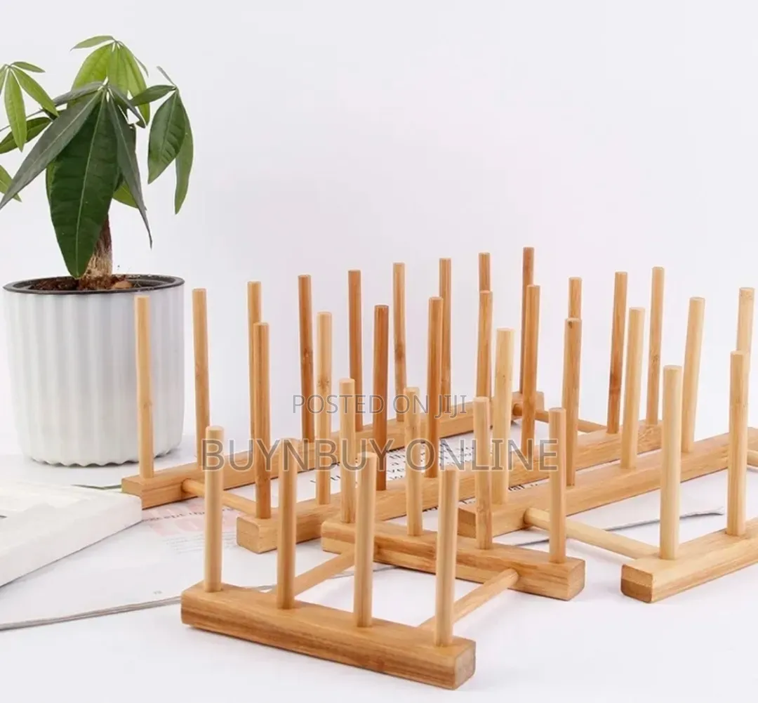 Multifunctional Bamboo Holder Stand With 4, 6 8 Grid