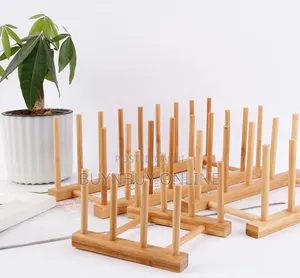 Multifunctional Bamboo Holder Stand With 4, 6 8 Grid