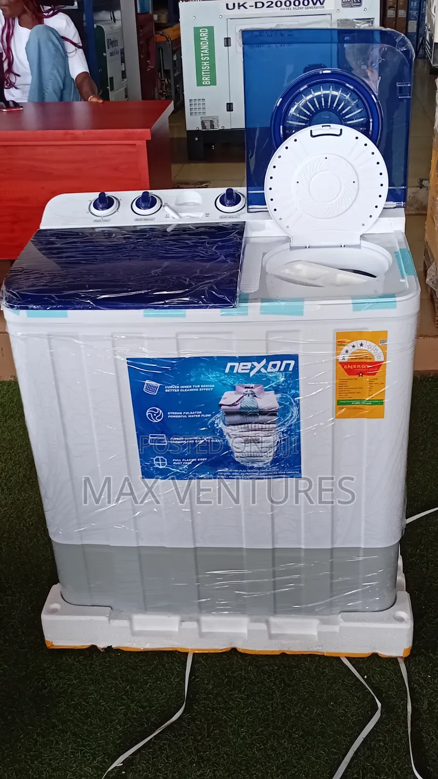 Premium Nexon 12kg Washer – Large Family Size 12kg