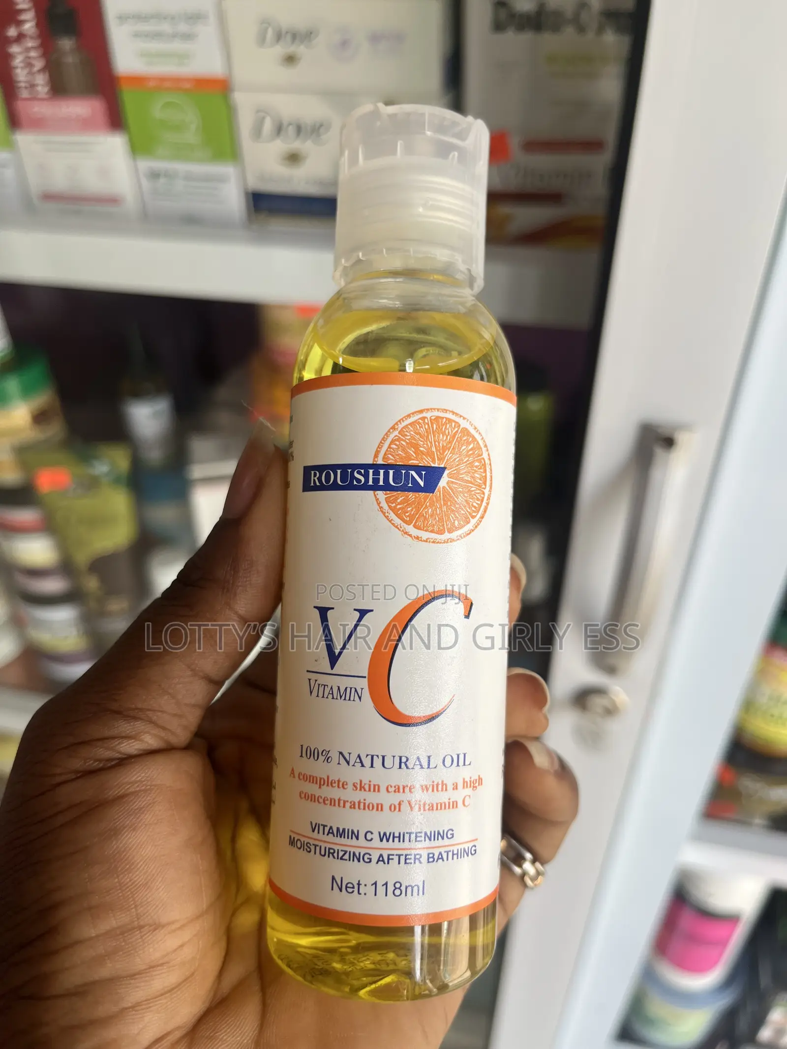 Roushun Vitamin C Oil 118ml -Whitening Moisturizing Body Oil