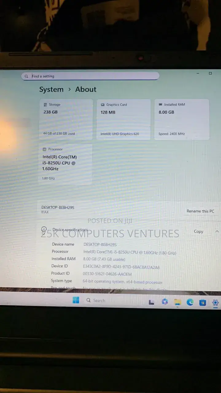 Laptop Lenovo V330 8GB Intel Core i5 SSD 256GB